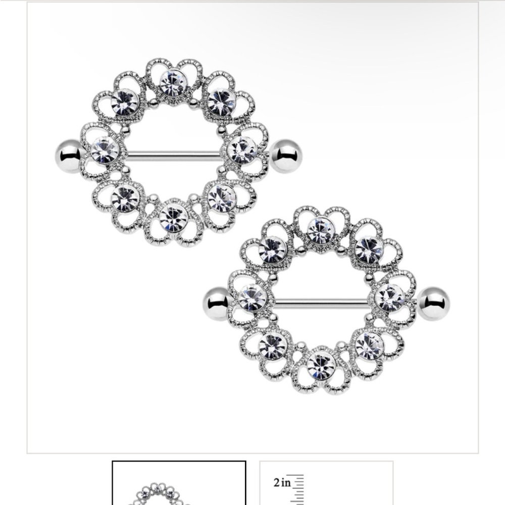 Body Candy Nipple Rings